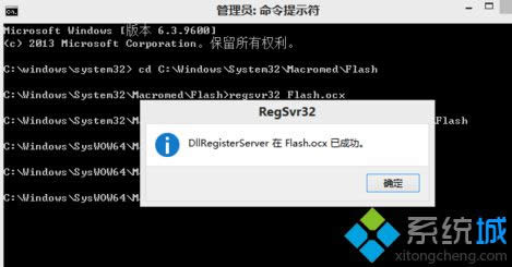 ʾDllRegisterServerFlash.ocxѳɹ